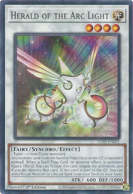 Herald of the Arc Light [JUSH-EN051] Rare | Chromatic Games