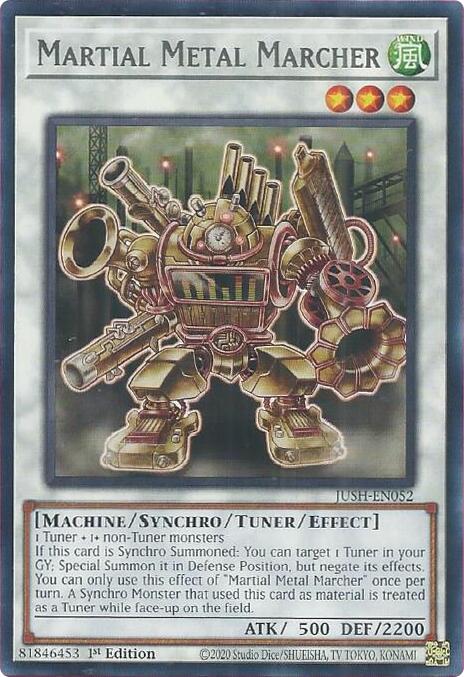 Martial Metal Marcher [JUSH-EN052] Rare | Chromatic Games