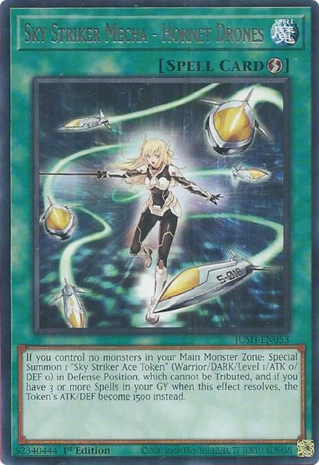 Sky Striker Mecha - Hornet Drones [JUSH-EN053] Rare | Chromatic Games