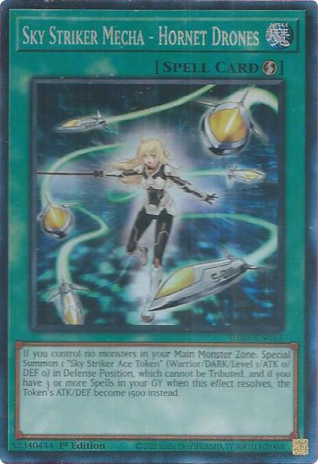 Sky Striker Mecha - Hornet Drones (CR) [JUSH-EN053] Collector's Rare | Chromatic Games