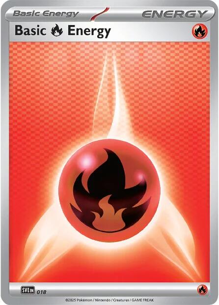 Basic Fire Energy (018) [Scarlet & Violet: Black Bolt] | Chromatic Games
