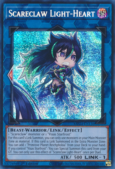 Scareclaw Light-Heart [MP23-EN136] Prismatic Secret Rare | Chromatic Games