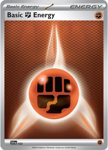 Basic Fighting Energy (022) [Scarlet & Violet: Black Bolt] | Chromatic Games