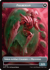 Incubator // Phyrexian Double-Sided Token [Edge of Eternities Commander Tokens] | Chromatic Games