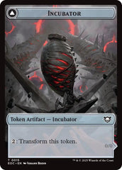 Incubator // Phyrexian Double-Sided Token [Edge of Eternities Commander Tokens] | Chromatic Games
