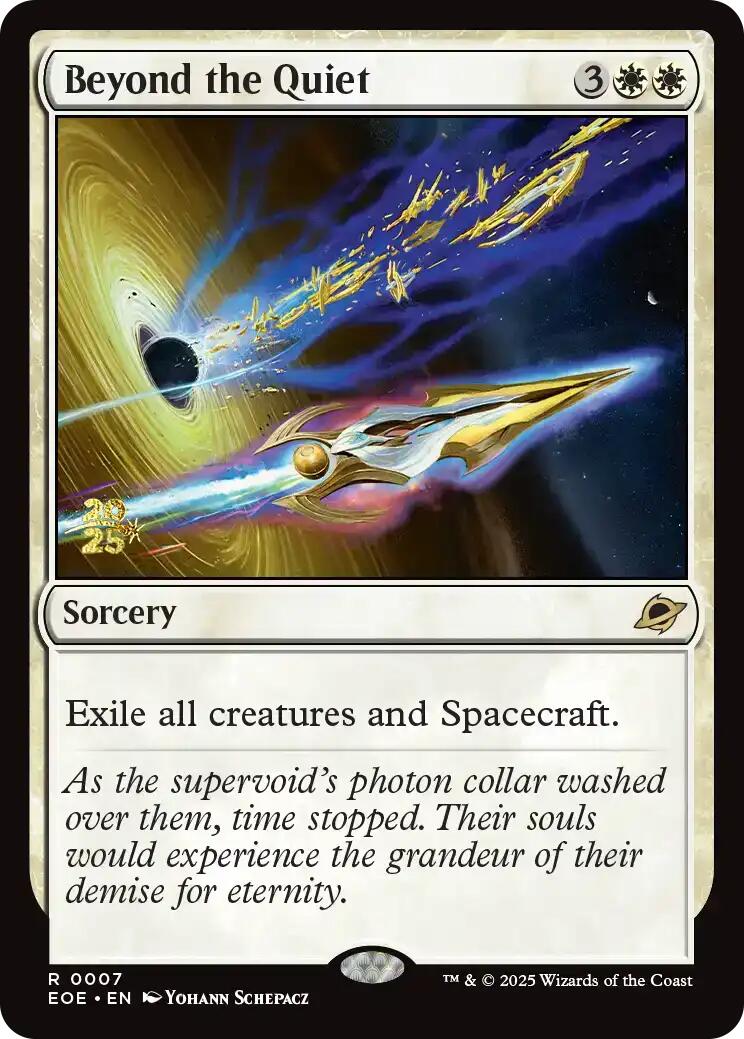 Beyond the Quiet [Edge of Eternities Prerelease Promos] | Chromatic Games