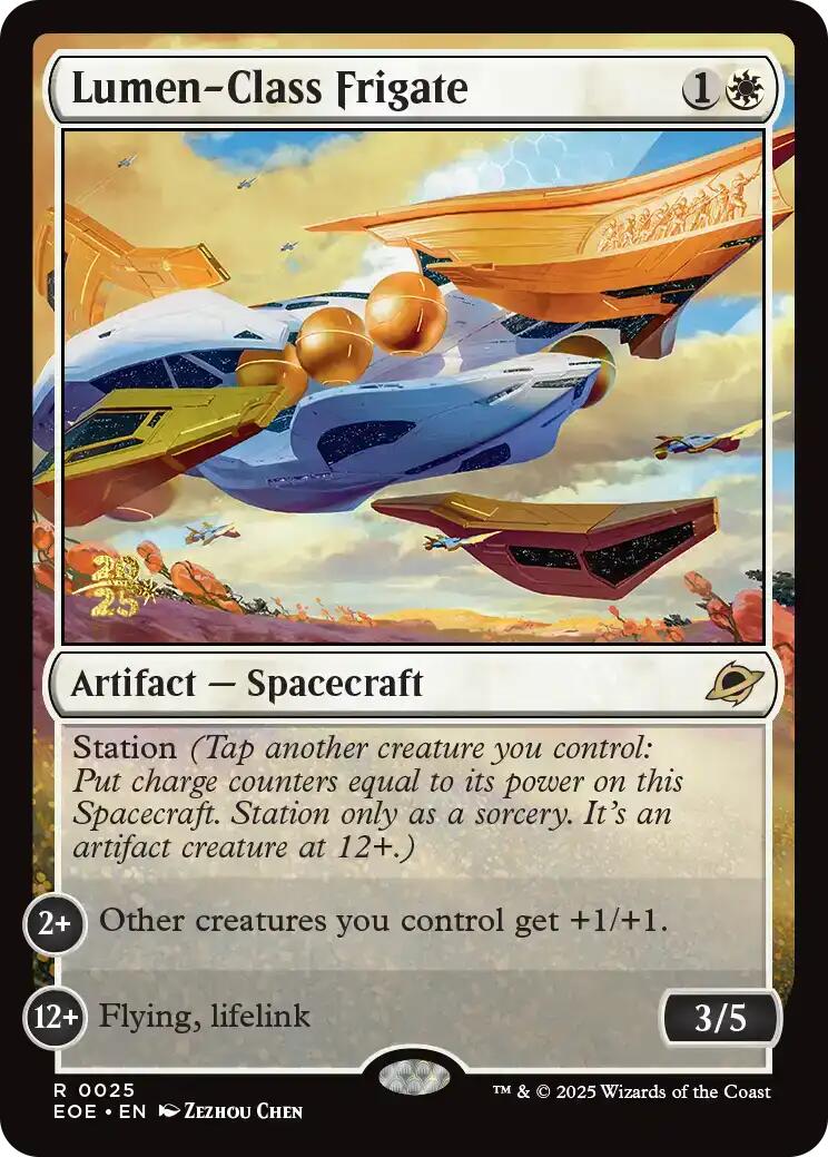 Lumen-Class Frigate [Edge of Eternities Prerelease Promos] | Chromatic Games