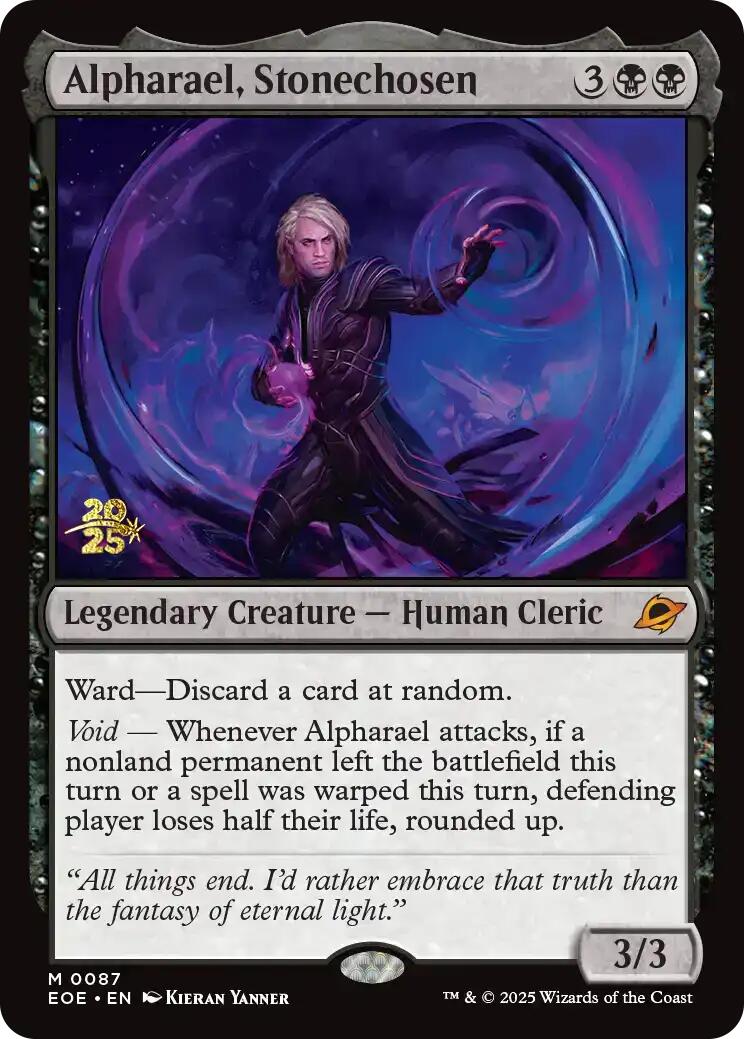 Alpharael, Stonechosen [Edge of Eternities Prerelease Promos] | Chromatic Games