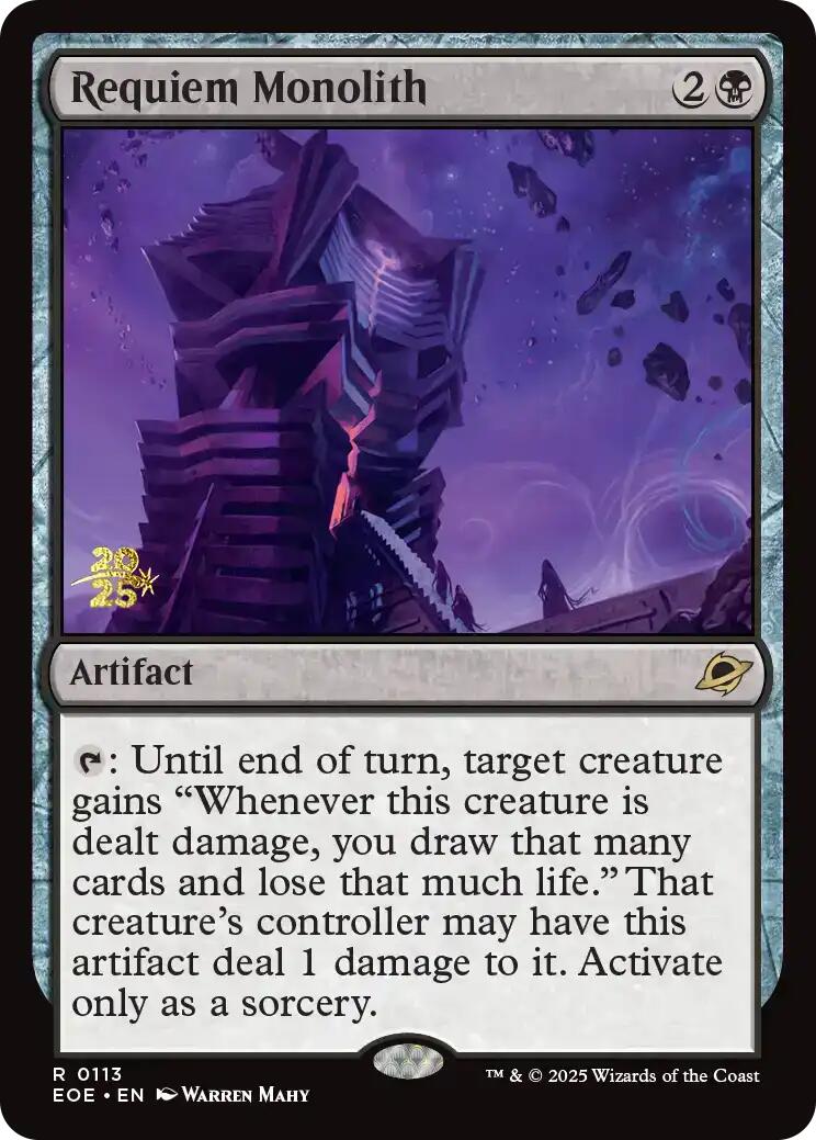 Requiem Monolith [Edge of Eternities Prerelease Promos] | Chromatic Games