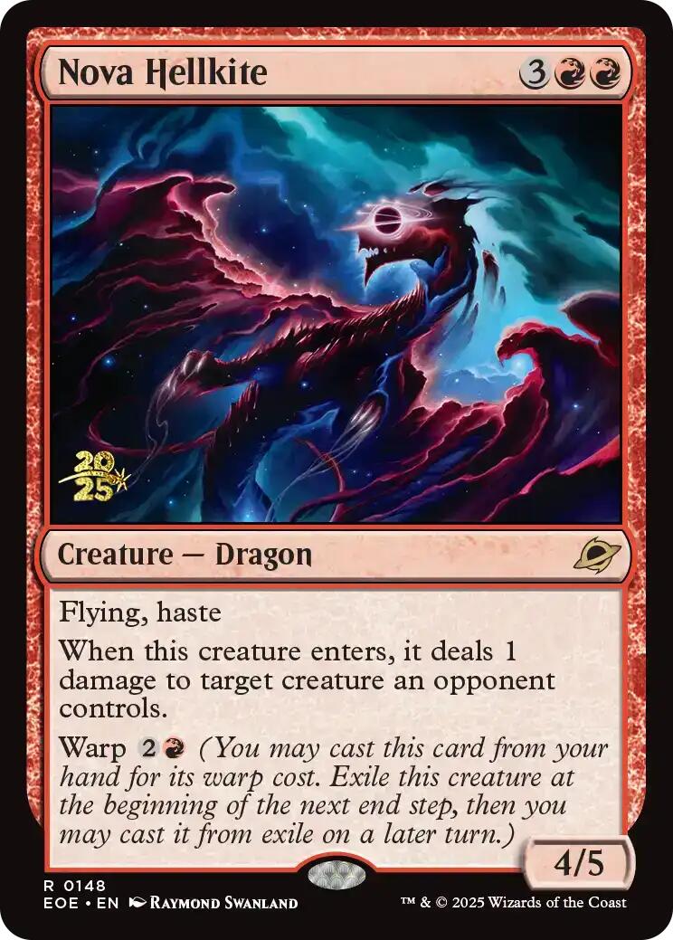 Nova Hellkite [Edge of Eternities Prerelease Promos] | Chromatic Games