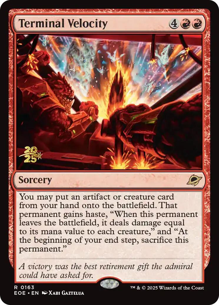 Terminal Velocity [Edge of Eternities Prerelease Promos] | Chromatic Games