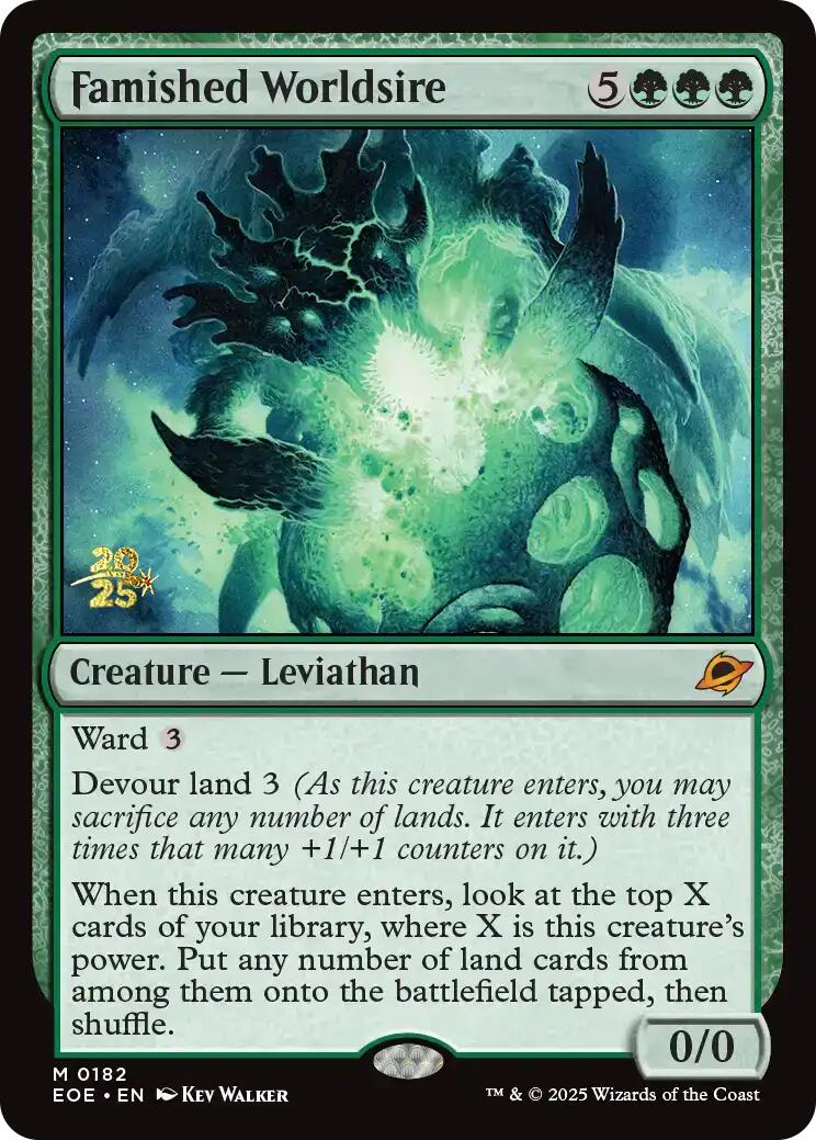Famished Worldsire [Edge of Eternities Prerelease Promos] | Chromatic Games