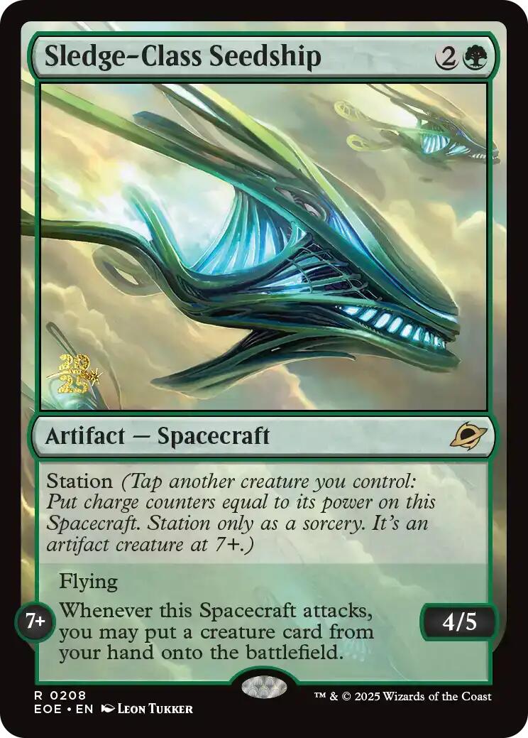 Sledge-Class Seedship [Edge of Eternities Prerelease Promos] | Chromatic Games