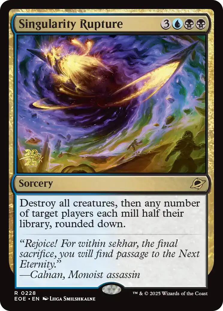 Singularity Rupture [Edge of Eternities Prerelease Promos] | Chromatic Games