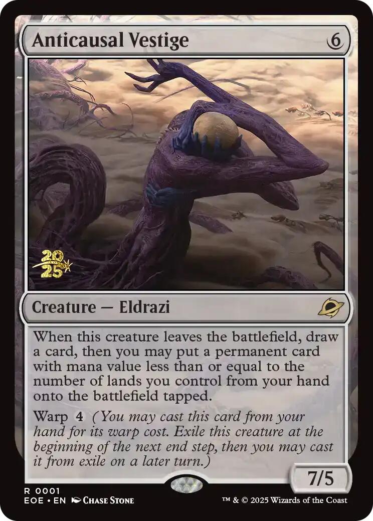 Anticausal Vestige [Edge of Eternities Prerelease Promos] | Chromatic Games