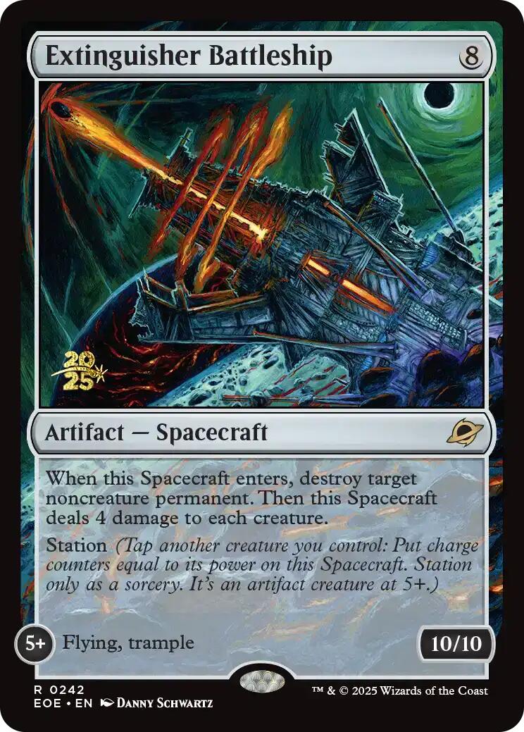 Extinguisher Battleship [Edge of Eternities Prerelease Promos] | Chromatic Games