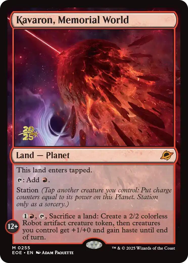 Kavaron, Memorial World [Edge of Eternities Prerelease Promos] | Chromatic Games