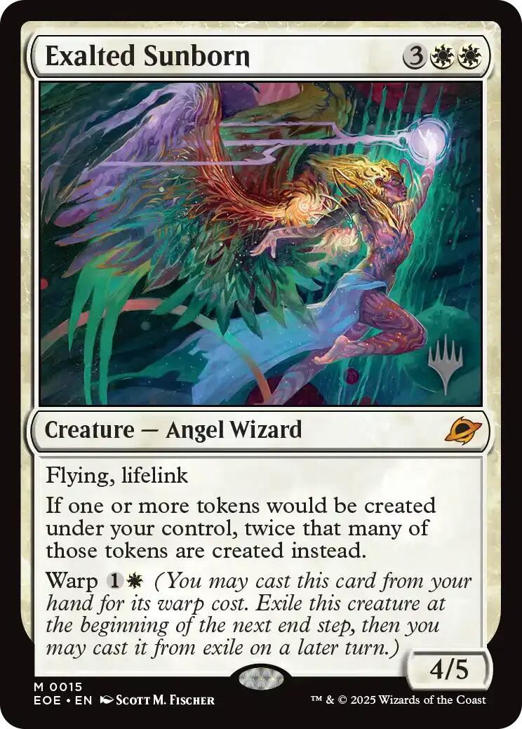 Exalted Sunborn [Edge of Eternities Promo Pack] | Chromatic Games