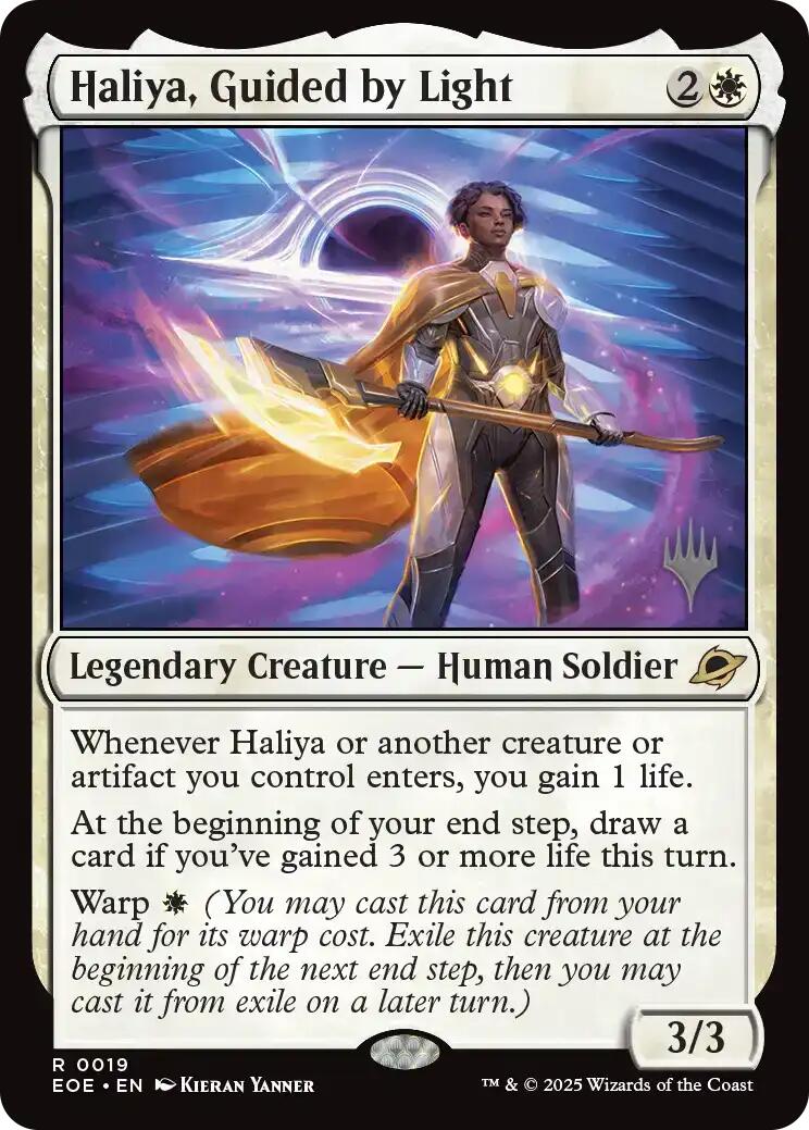 Haliya, Guided by Light [Edge of Eternities Promo Pack] | Chromatic Games