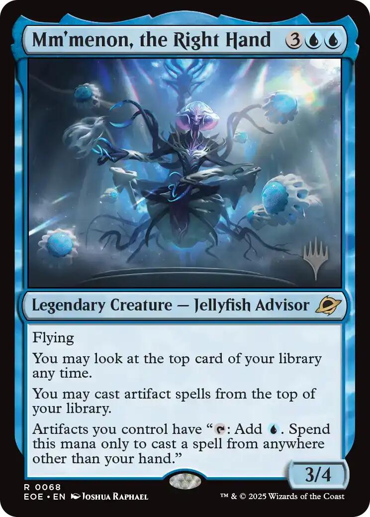 Mm'menon, the Right Hand [Edge of Eternities Promo Pack] | Chromatic Games