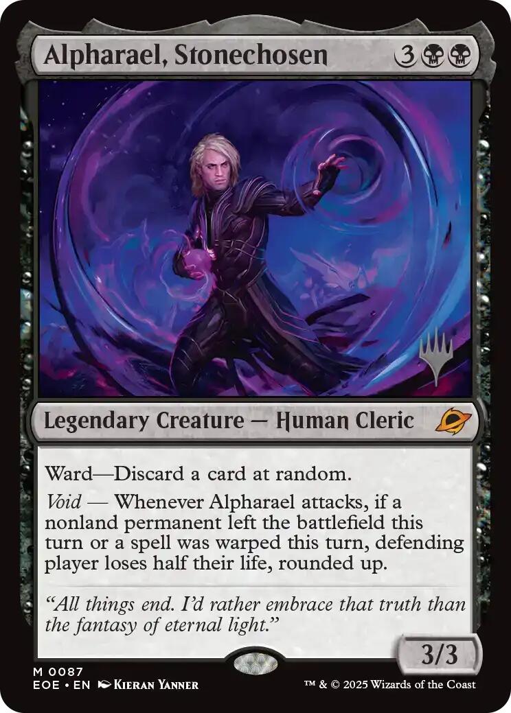 Alpharael, Stonechosen [Edge of Eternities Promo Pack] | Chromatic Games