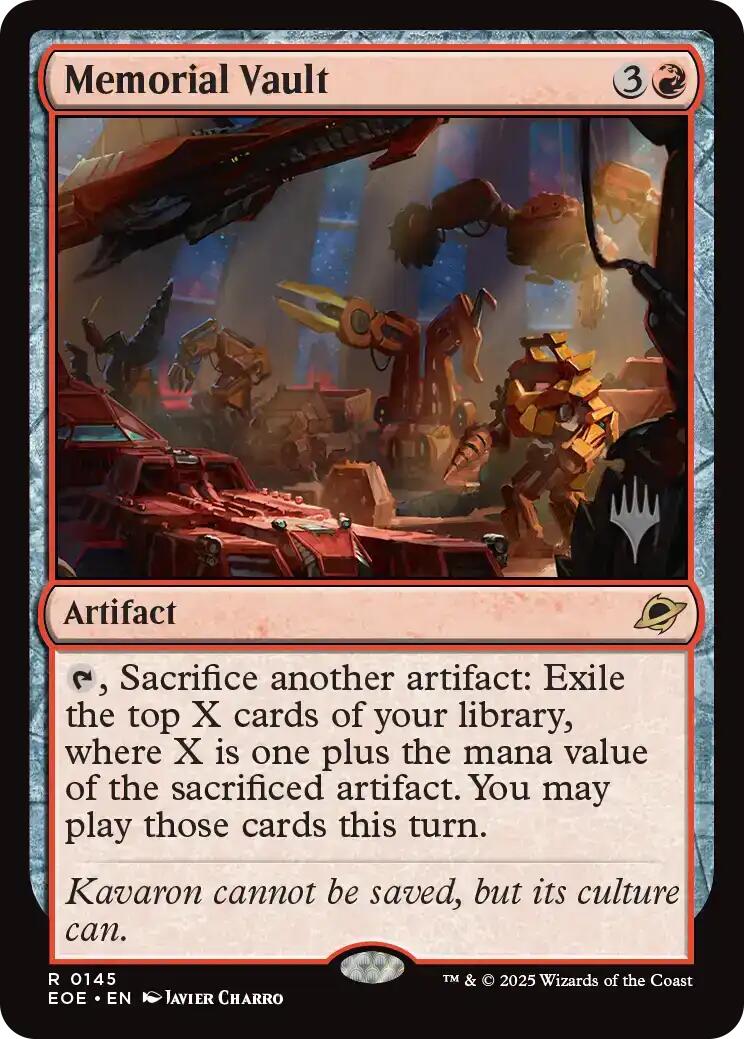 Memorial Vault [Edge of Eternities Promo Pack] | Chromatic Games