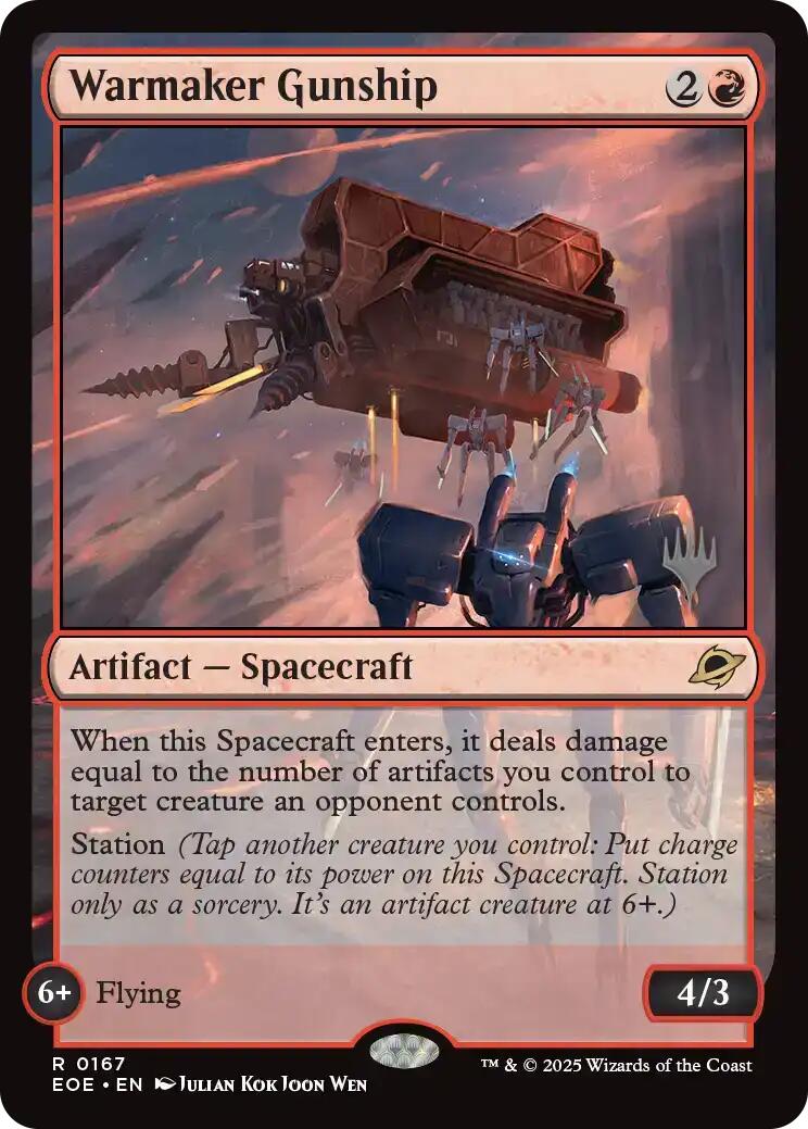 Warmaker Gunship [Edge of Eternities Promo Pack] | Chromatic Games