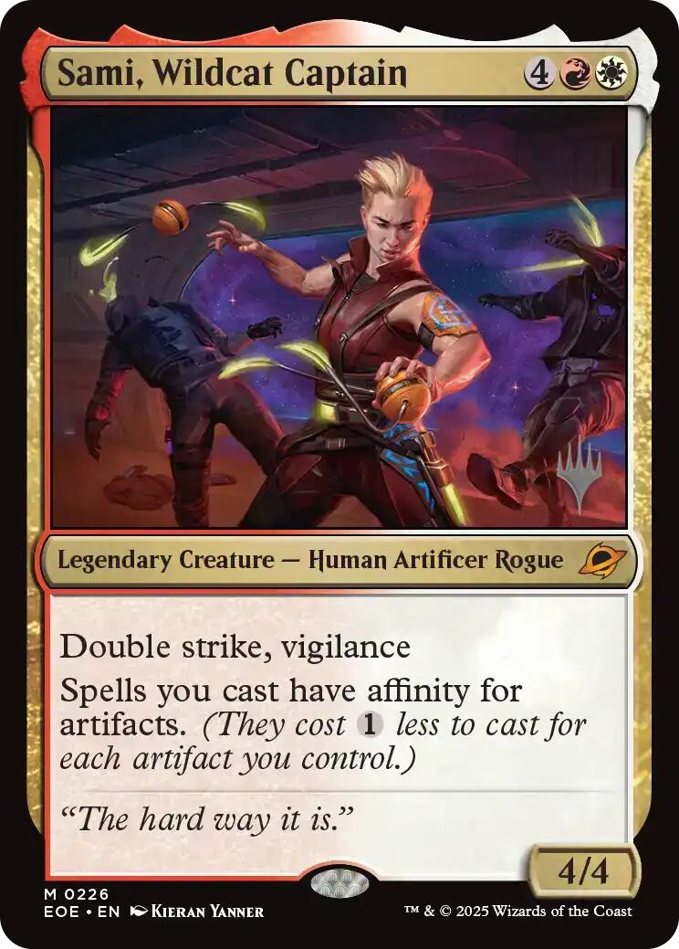 Sami, Wildcat Captain [Edge of Eternities Promo Pack] | Chromatic Games