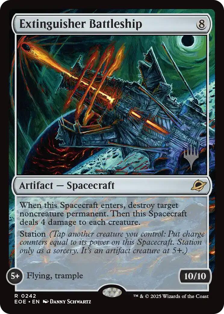 Extinguisher Battleship [Edge of Eternities Promo Pack] | Chromatic Games