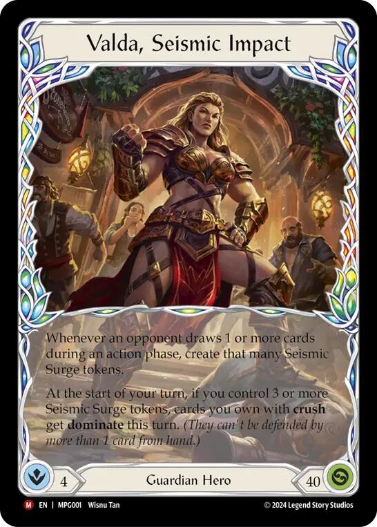 Valda, Seismic Impact [MPG001] (Mastery Pack Guardian) | Chromatic Games