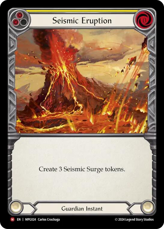 Seismic Eruption [MPG024] (Mastery Pack Guardian) | Chromatic Games