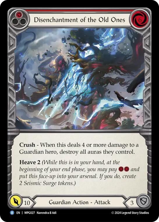 Disenchantment of the Old Ones [MPG027] (Mastery Pack Guardian)  Rainbow Foil | Chromatic Games