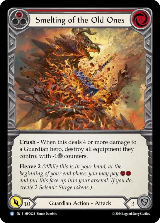Smelting of the Old Ones [MPG028] (Mastery Pack Guardian) | Chromatic Games