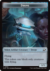Drone // Lander (0006) Doubled-Sided Token [Edge of Eternities Tokens] | Chromatic Games
