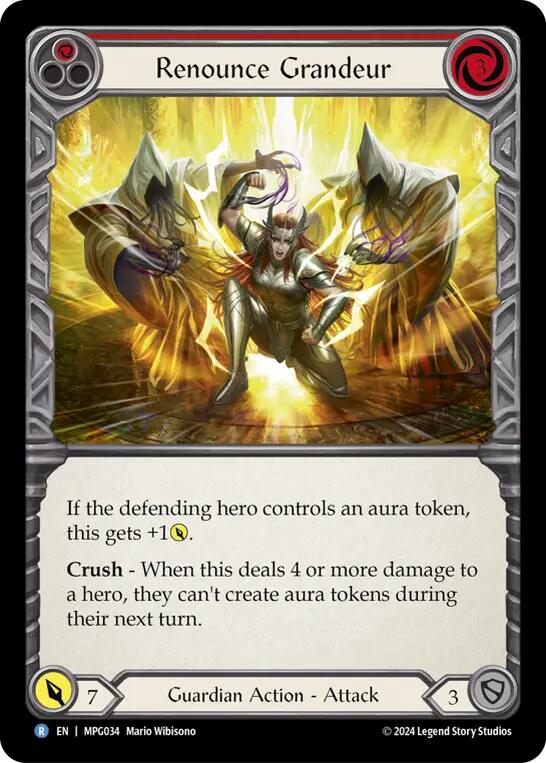 Renounce Grandeur [MPG034] (Mastery Pack Guardian) | Chromatic Games