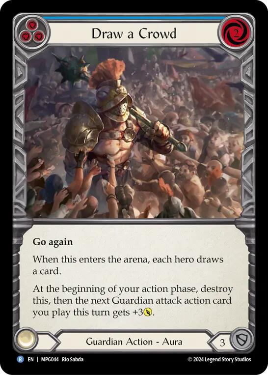 Draw a Crowd [MPG044] (Mastery Pack Guardian)  Rainbow Foil | Chromatic Games