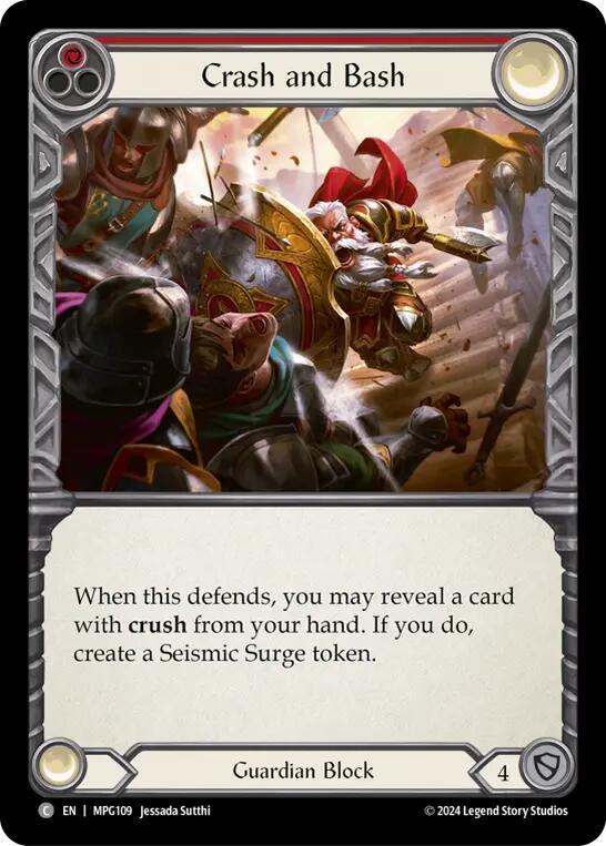 Crash and Bash (Red) [MPG109] (Mastery Pack Guardian) | Chromatic Games
