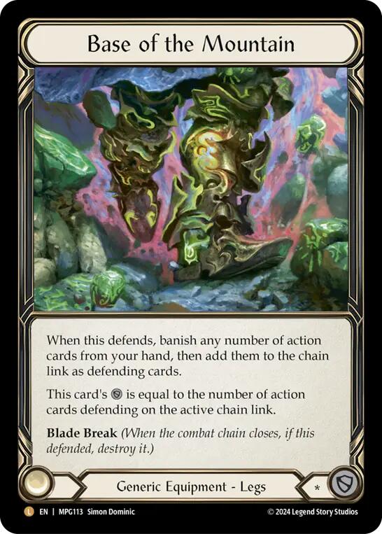 Base of the Mountain [MPG113] (Mastery Pack Guardian)  Cold Foil | Chromatic Games