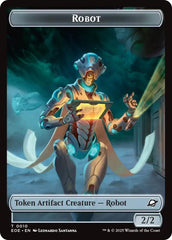 Robot // Lander (0007) Double-Sided Token [Edge of Eternities Tokens] | Chromatic Games