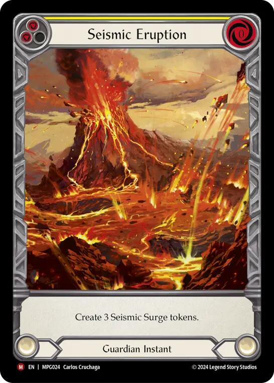 Seismic Eruption (Extended Art) [MPG024] (Mastery Pack Guardian)  Rainbow Foil | Chromatic Games