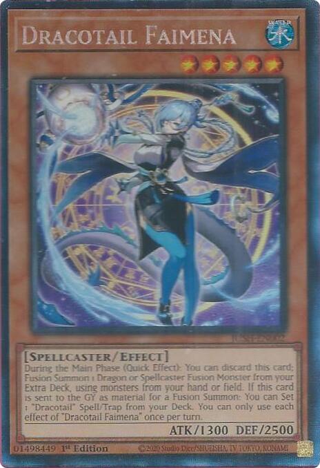Dracotail Faimena (CR) [JUSH-EN002] Collector's Rare | Chromatic Games
