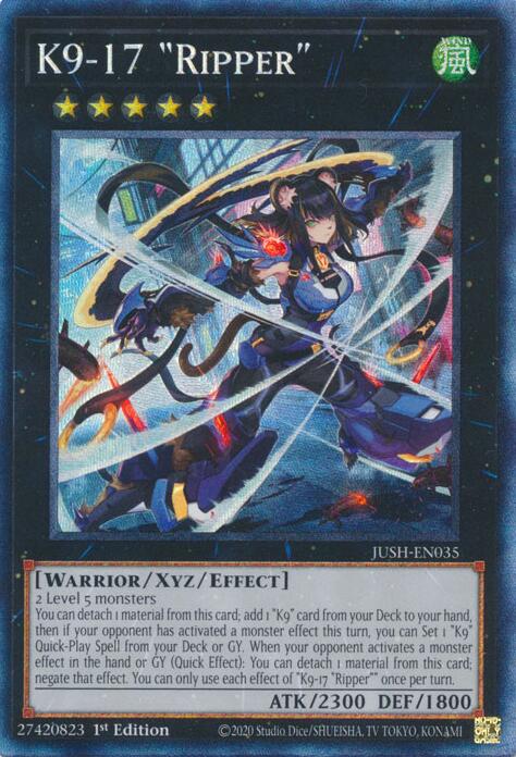 K9-17 "Ripper" (CR) [JUSH-EN035] Collector's Rare | Chromatic Games