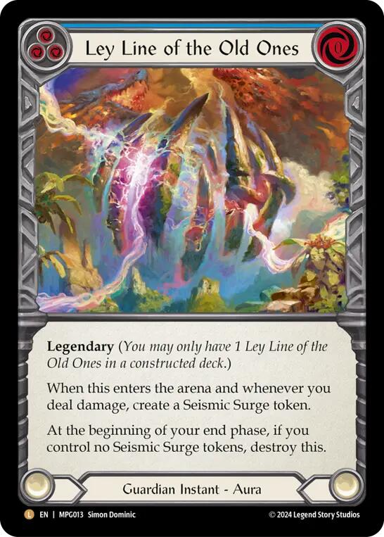 Ley Line of the Old Ones [MPG013] (Mastery Pack Guardian)  Rainbow Foil | Chromatic Games
