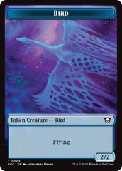 Bird // Pest Double-Sided Token [Edge of Eternities Commander Tokens] | Chromatic Games