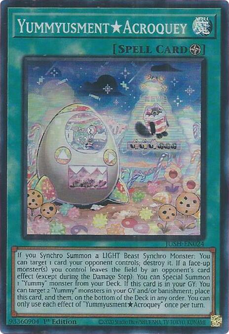 YummyusmentAcroquey (Super Rare) [JUSH-EN024] Super Rare | Chromatic Games