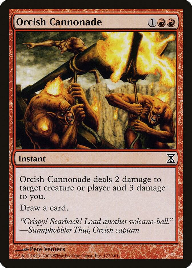 Orcish Cannonade 172/301 (Time Spiral)  - Foil | Chromatic Games