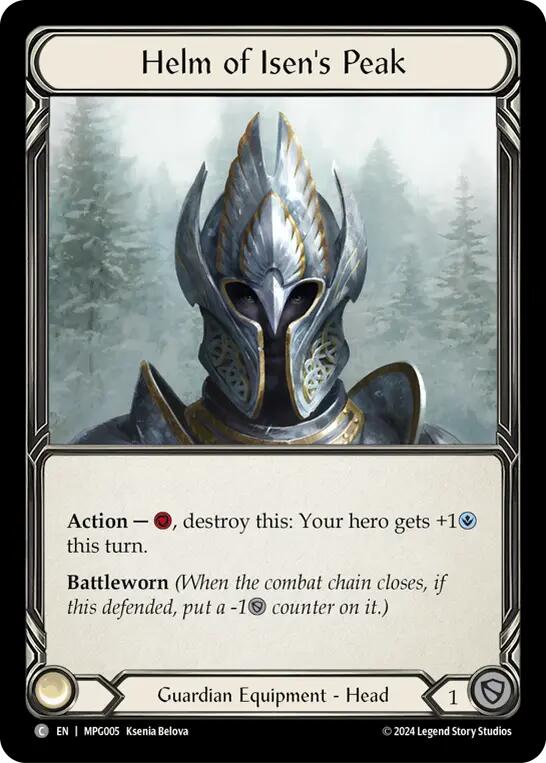 Helm of Isen's Peak [MPG005] (Mastery Pack Guardian) | Chromatic Games