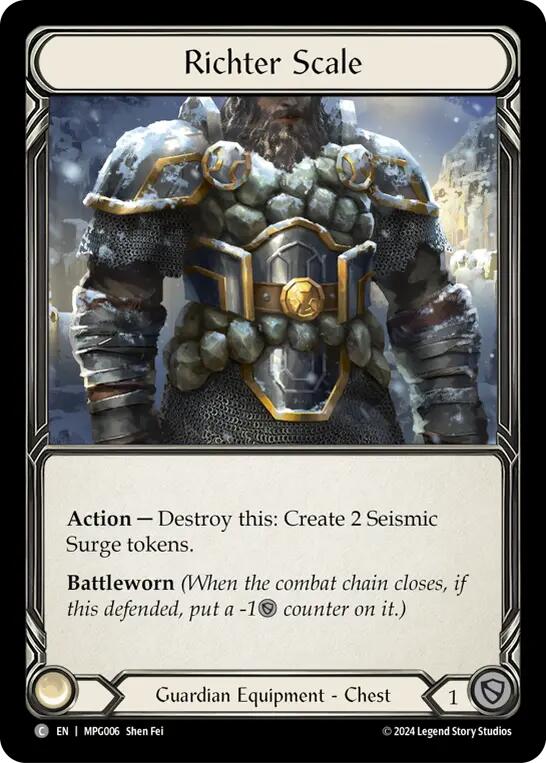 Richter Scale [MPG006] (Mastery Pack Guardian)  Cold Foil | Chromatic Games
