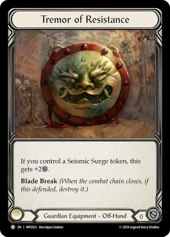 Tremor of Resistance [MPG012] (Mastery Pack Guardian) | Chromatic Games