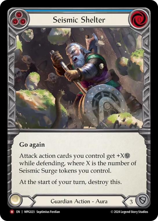 Seismic Shelter [MPG023] (Mastery Pack Guardian)  Rainbow Foil | Chromatic Games